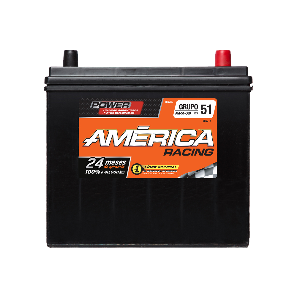BATERIA AUTOMOTRIZ AMERICA BCI AM-51-500 12V 500 CCA
