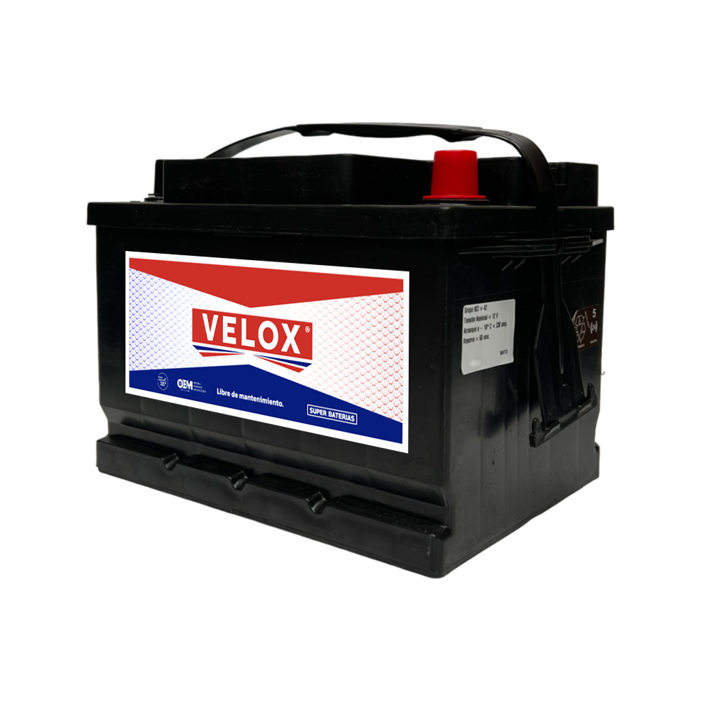 BATERIA AUTOMOTRIZ VELOX BCI BAT-42-330 12 V 330 CCA - Imagen 3