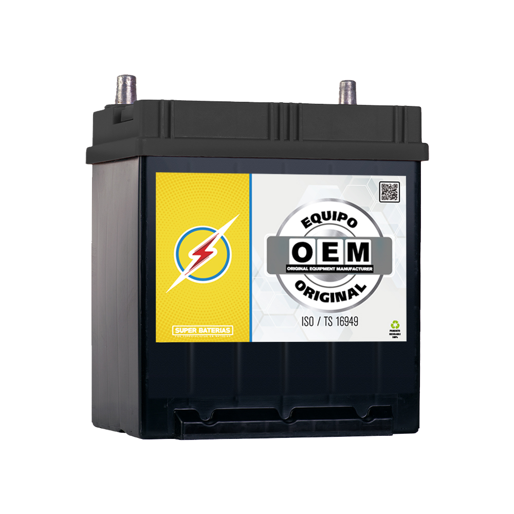 BATERIA AUTOMOTRIZ VELOX BAT NS40 300 12 V 300 CCA - Imagen 2