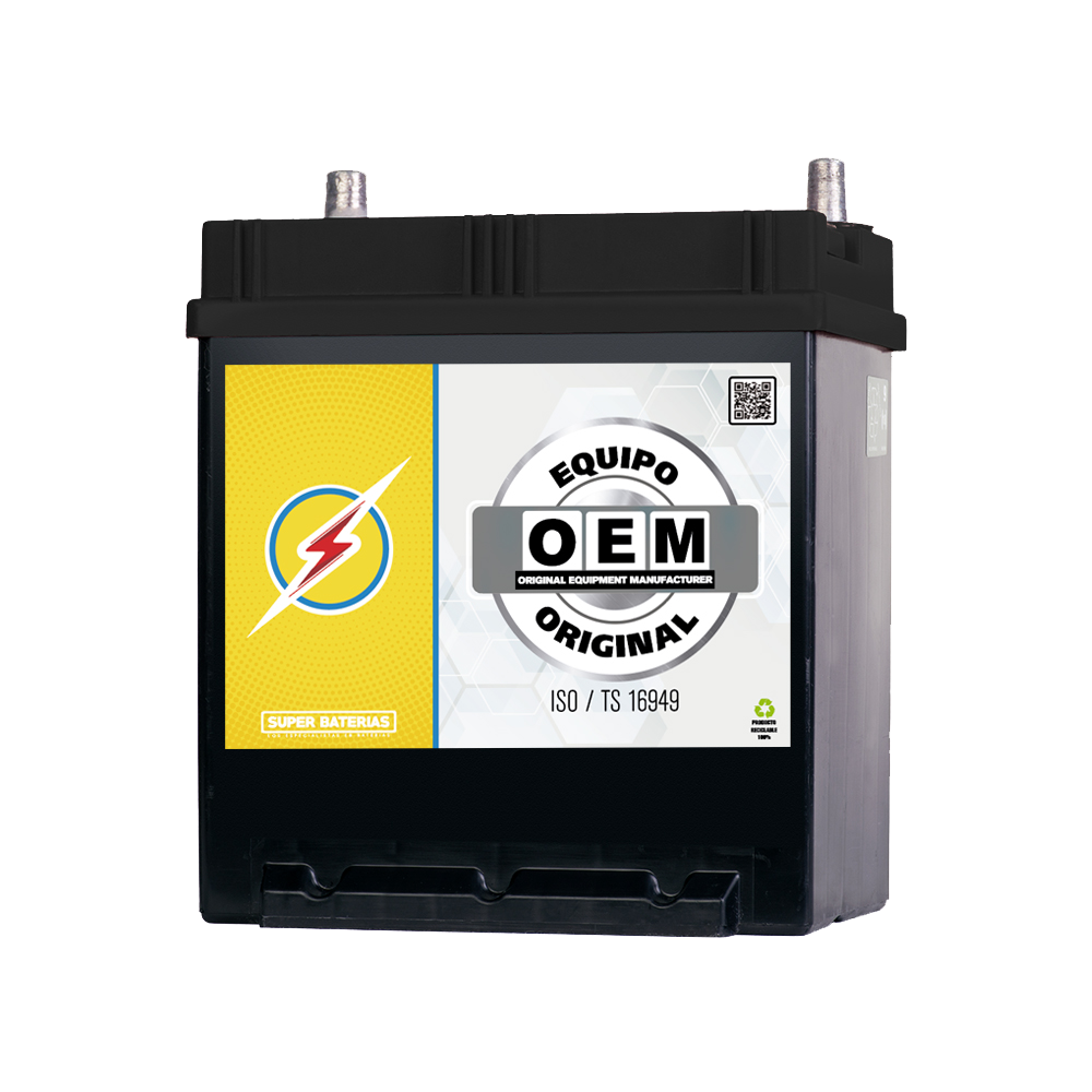 BATERIA AUTOMOTRIZ VELOX BAT NS40 300 12 V 300 CCA - Imagen 3