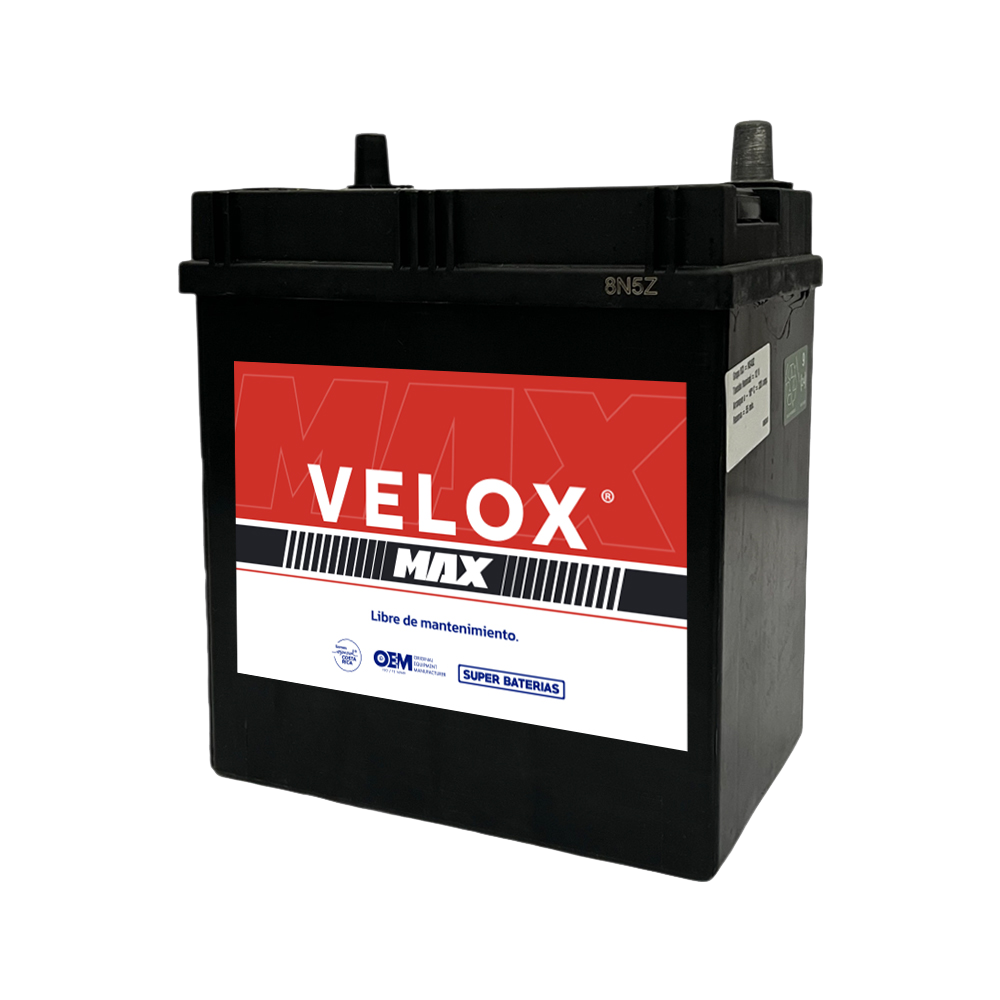 BATERIA AUTOMOTRIZ VELOX MAX BCI BAT-NS40Z-320 12 V 320 CCA - Imagen 3