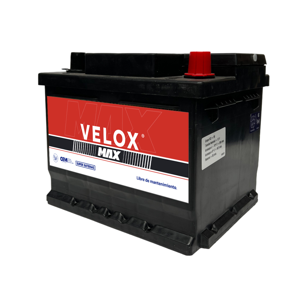 BATERIA AUTOMOTRIZ VELOX MAX BCI BAT-99-350 12 V 350 CCA - Imagen 3
