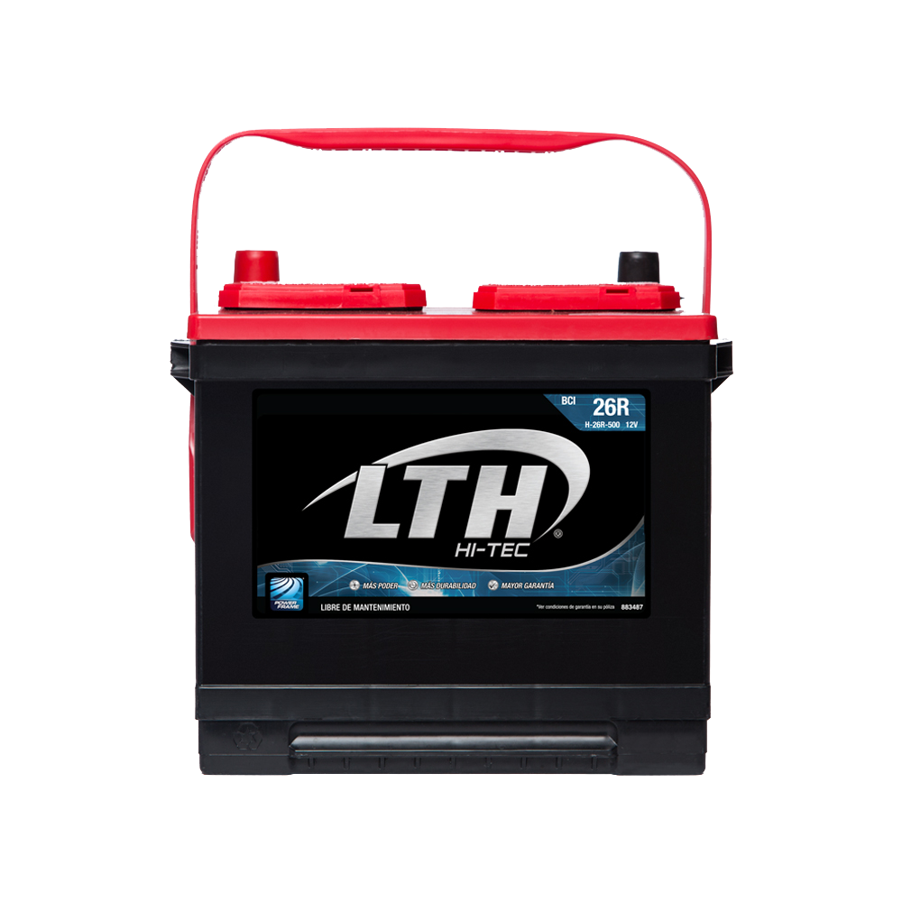 BATERIA AUTOMOTRIZ LTH HITEC BCI H-26R-500 12 V 500 CCA