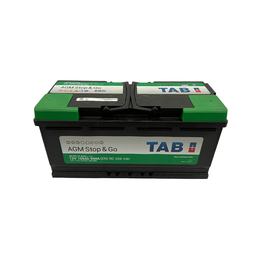 BATERIA AUTOMOTRIZ TAB AGM REF AG105 12 V 950 CCA 105 AH L6 AGM ED - LN6