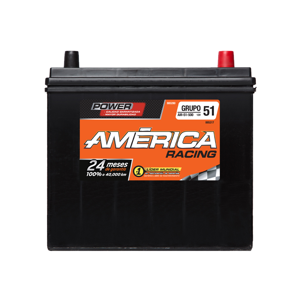 BATERIA AUTOMOTRIZ AMERICA BCI AM-51-500 12V 500 CCA