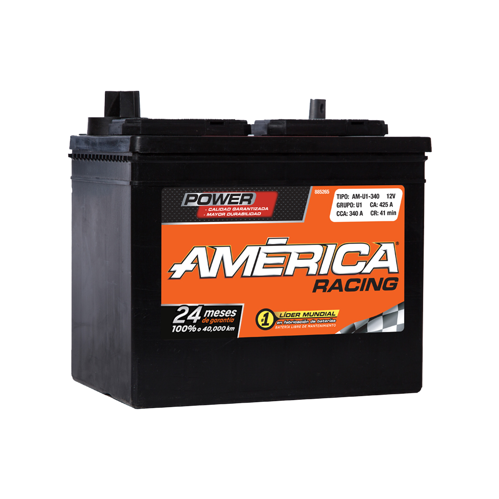 BATERIA AUTOMOTRIZ AMERICA BCI AM-U1-340 ---- 12V 340 CCA - Imagen 2