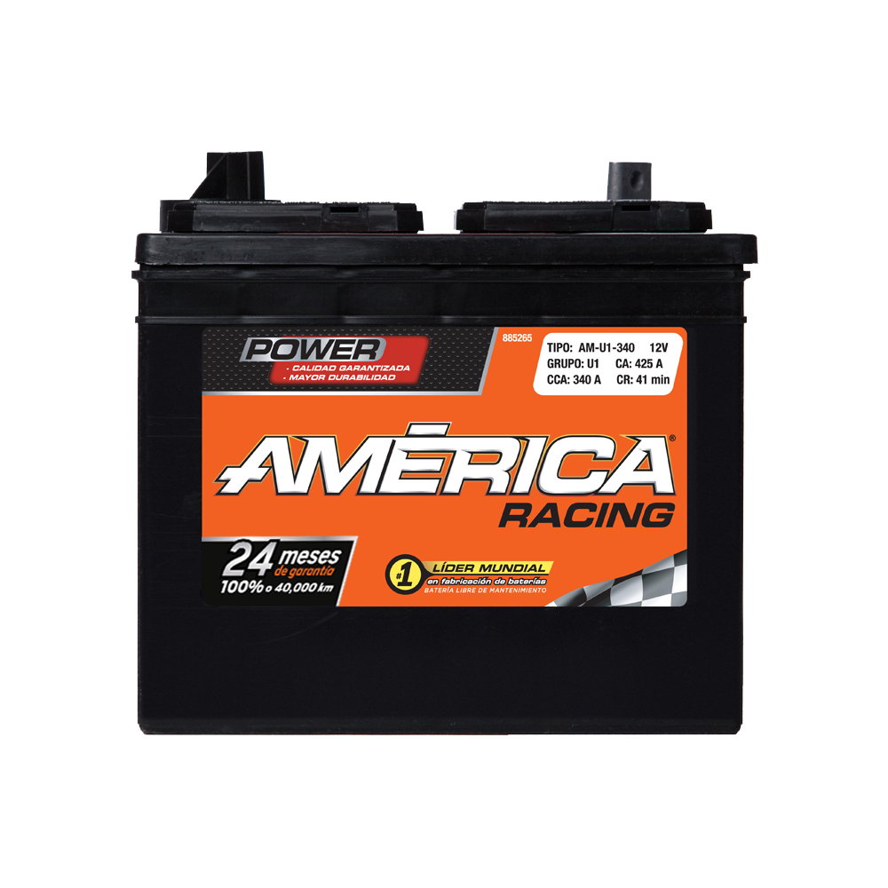 BATERIA AUTOMOTRIZ AMERICA BCI AM-U1-340 ---- 12V 340 CCA