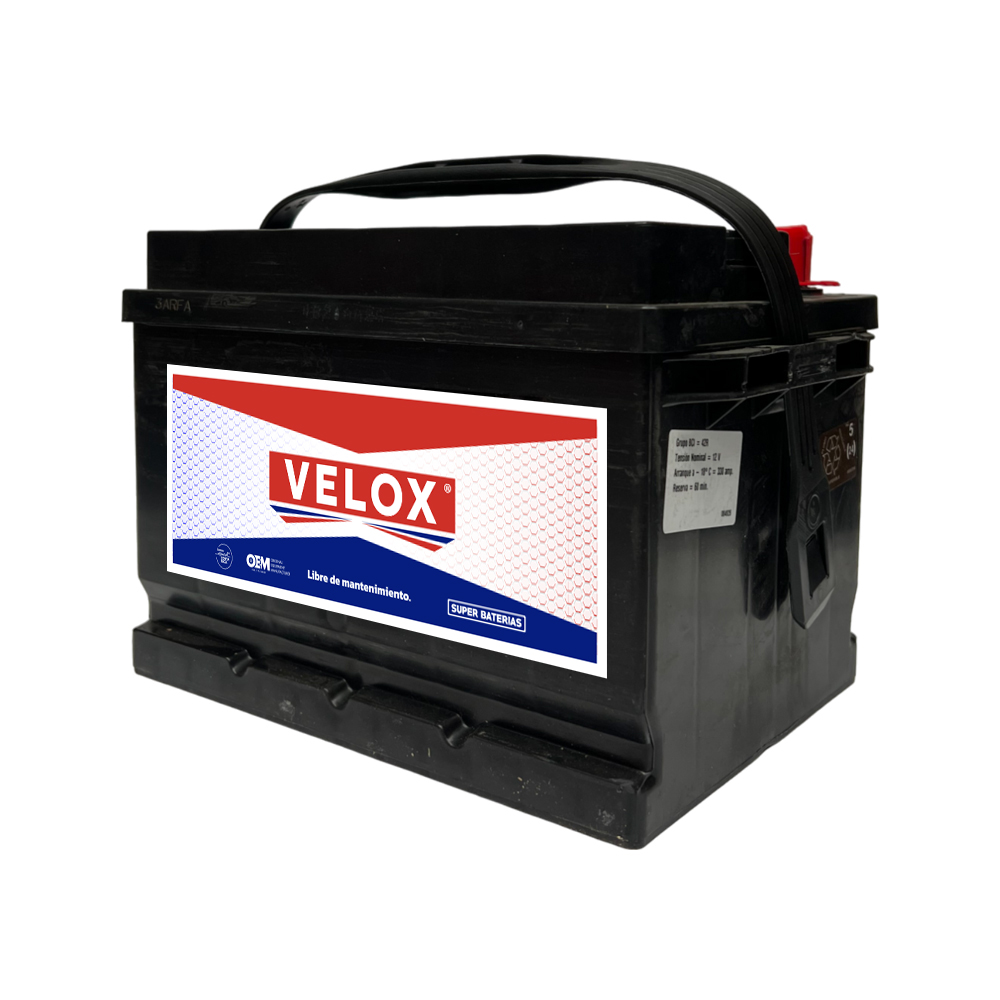 BATERIA AUTOMOTRIZ VELOX BCI BAT-42R-330 12 V 330 CCA - Imagen 3
